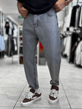 Gray Washed Boyfriend Jeans WE-2339/2672/2231