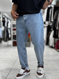 Light Blue Washed Boyfriend Jeans WE-2339/2672/2231