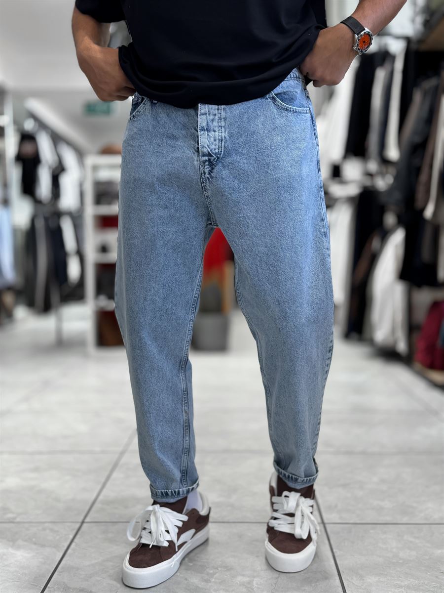 Light Blue Washed Boyfriend Jeans WE-2339/2672/2231