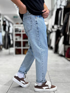 Light Blue Washed Boyfriend Jeans WE-2339/2672/2231