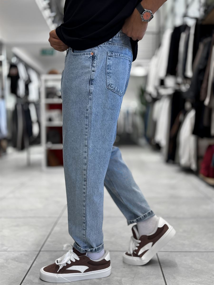 Light Blue Washed Boyfriend Jeans WE-2339/2672/2231