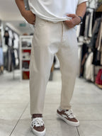 Beige Basic Boyfriend Jeans WE-3110/2369/1378