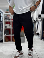 Black Basic Boyfriend Jeans WE-3110/2369/1378