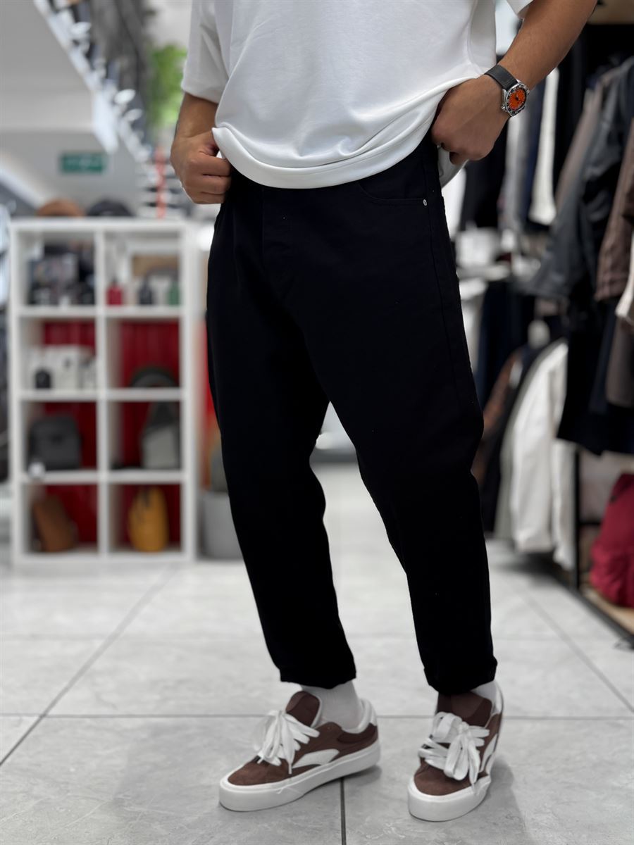 Black Basic Boyfriend Jeans WE-3110/2369/1378