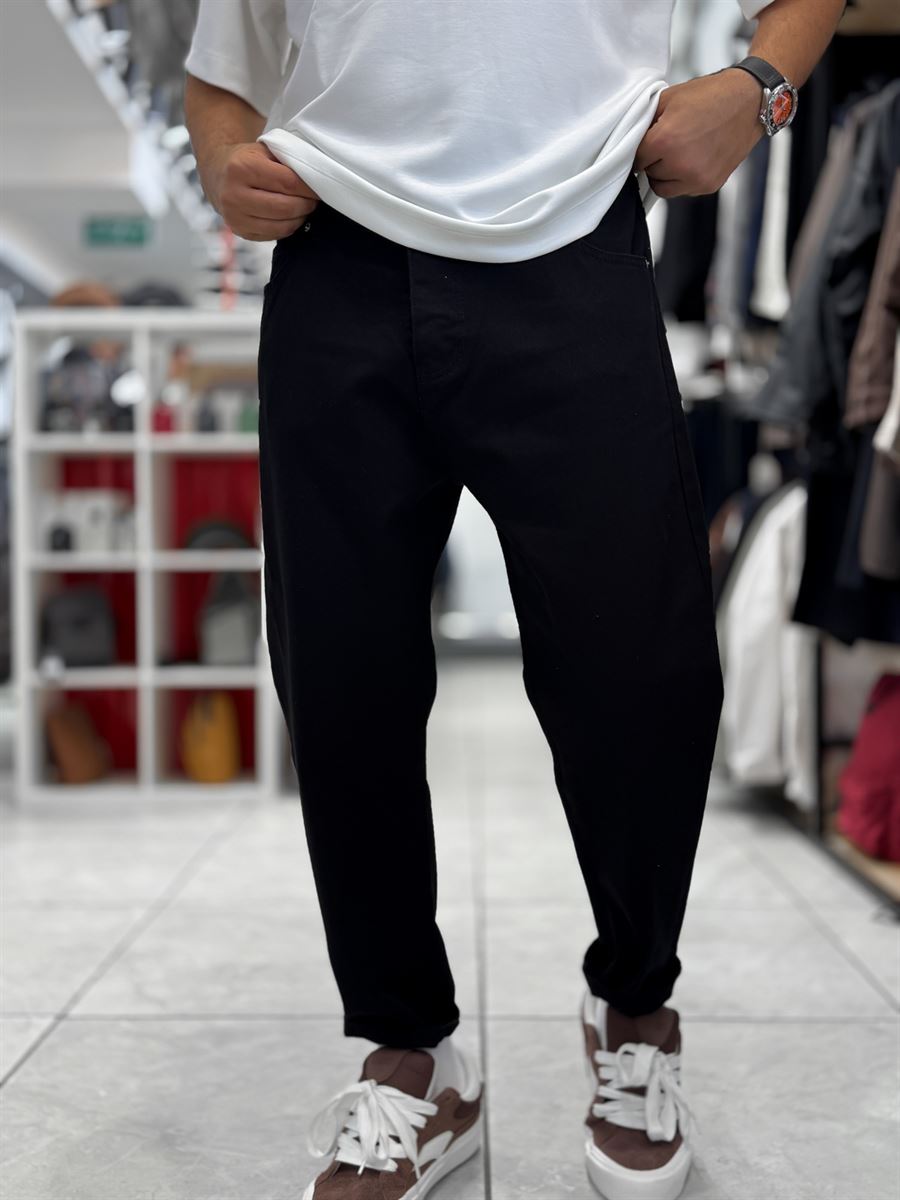Black Basic Boyfriend Jeans WE-3110/2369/1378