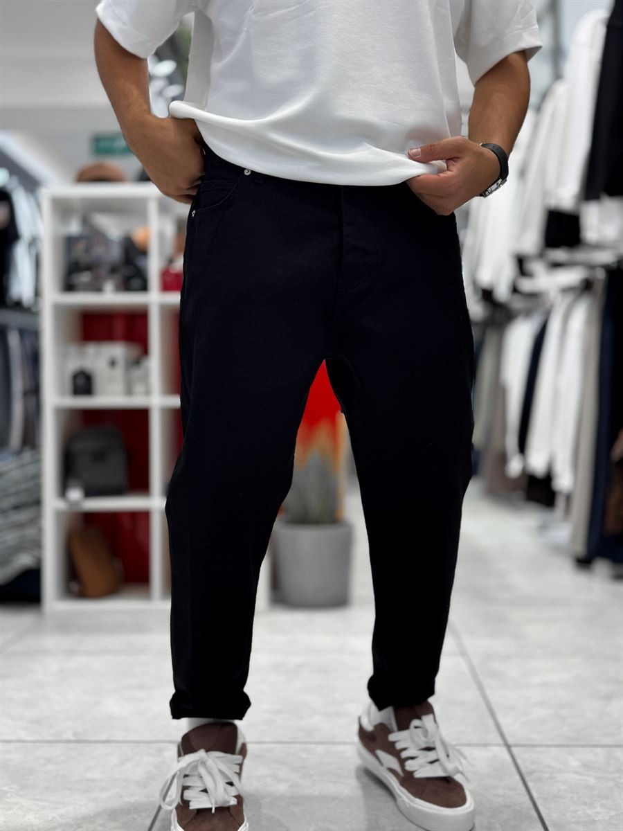 Black Basic Boyfriend Jeans WE-3110/2369/1378