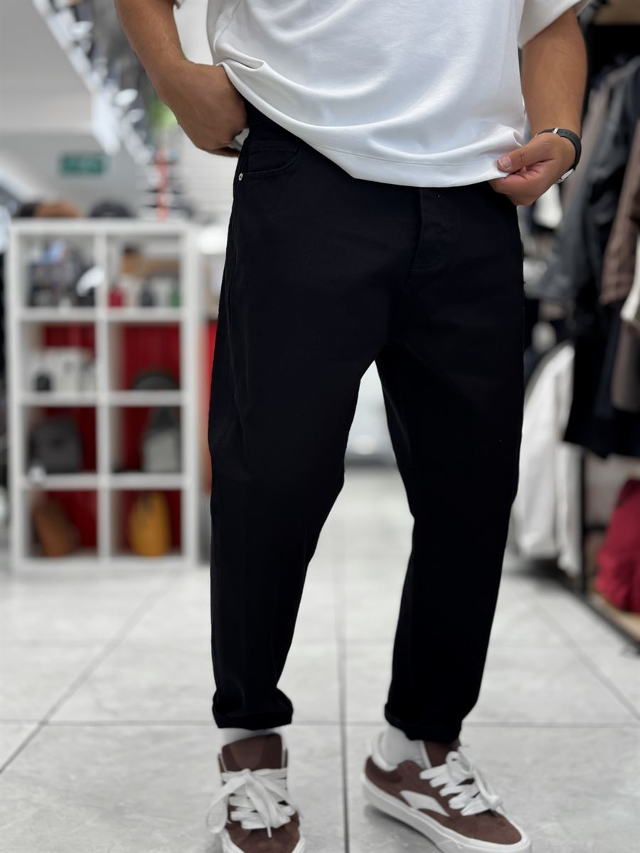 Black Basic Boyfriend Jeans WE-3110/2369/1378