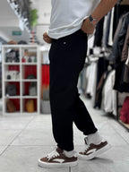 Black Basic Boyfriend Jeans WE-3110/2369/1378