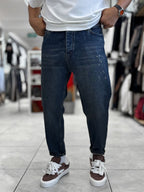Navy Dyed Boyfriend Jeans WE-3250
