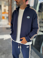 Navy Winner Zip-Up Oversized Sweatshirt RES-2002