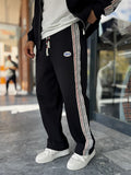 Black Winner Straight-Leg Sweatpants RES-2002