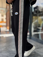 Black Winner Straight-Leg Sweatpants RES-2002