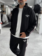 Black Champ Zip-Up Oversized Sweatshirt RES-2007