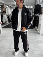 Black Champ Zip-Up Oversized Sweatshirt RES-2007