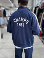 Navy Champ Zip-Up Oversized Sweatshirt RES-2007