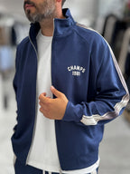 Navy Champ Zip-Up Oversized Sweatshirt RES-2007