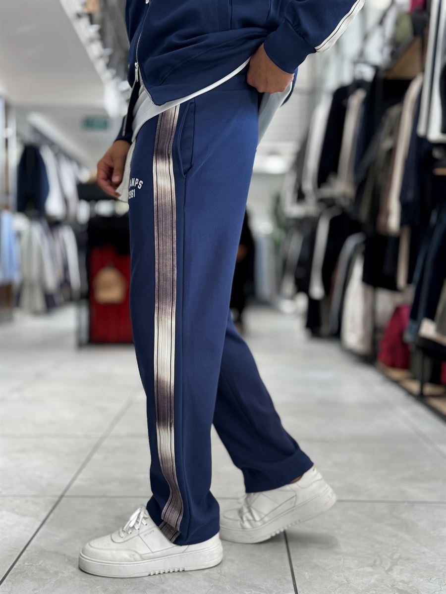 Navy Champ Straight-Leg Sweatpants RES-2007
