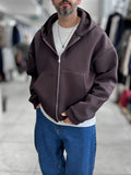 Brown Panda Fabric Hooded Sweatshirt HM